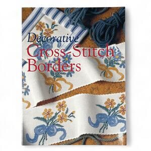 Decorative Cross-Stitch Borders Craft Paperback Sterling Publishing